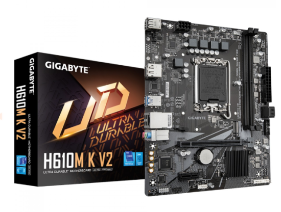 Placa M�e Gigabyte H610M K V2, Chipset H610, Intel LGA 1700, M-ATX, DDR5