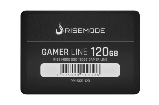 SSD Rise Mode Gamer Line, 120GB, SATA III, Leitura: 530MB/s, Gravao: 520MB/s, Preto - RM-SSD-120