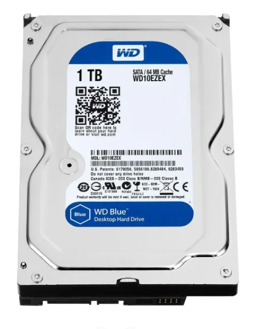 HD Interno WD Blue, 1TB, SATA, 3.5' - WD10EZEX