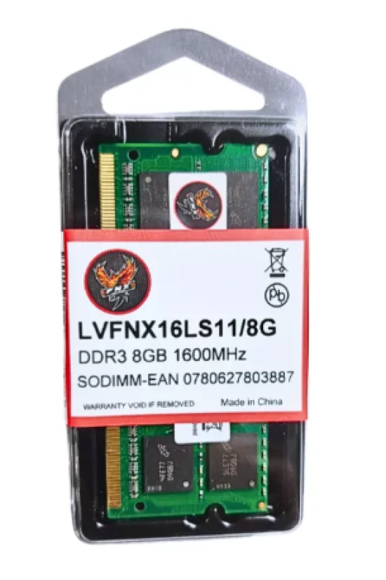 Memoria Fnx Note 8GB Ddr3 1600 Mhz Fnx16ls11/8g