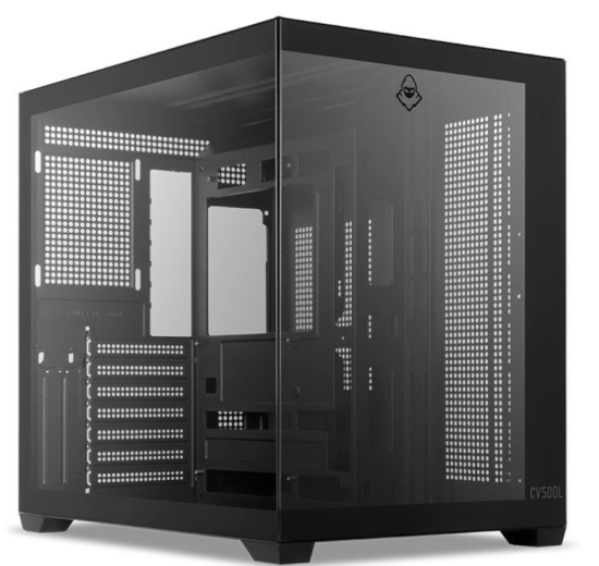 Gabinete Gamer Mancer CV500L, Mid Tower, Lateral De Vidro, Preto, MCR-CV500L-BK