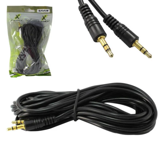 Cabo Auxiliar De �udio P2 X P2 5 metros XC-P2-P2-5M X-CELL