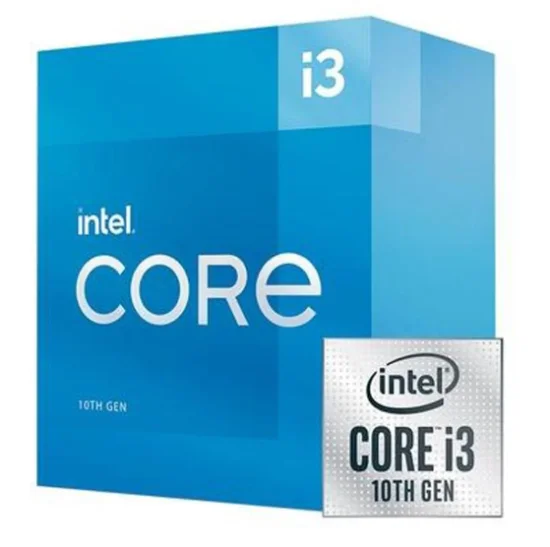 Processador Intel Core i3-10105, 3.7GHz (4.4GHz Max Turbo), Cache 6MB, Quad Core, 8 Threads, LGA 1200, V�deo Integrado - BX8070110105
