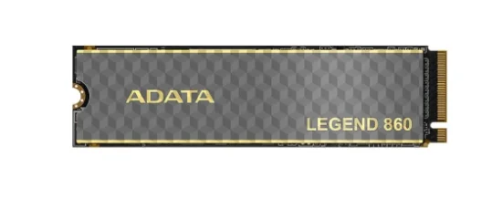 SSD Adata Legend 860, 1TB, M.2 2280, PCIe Gen 4x4, NVMe Leitura: 6000MB/s, Grava��o: 5000MB/s, Compat�vel com PS5, Preto - SLEG-860-1000GCS