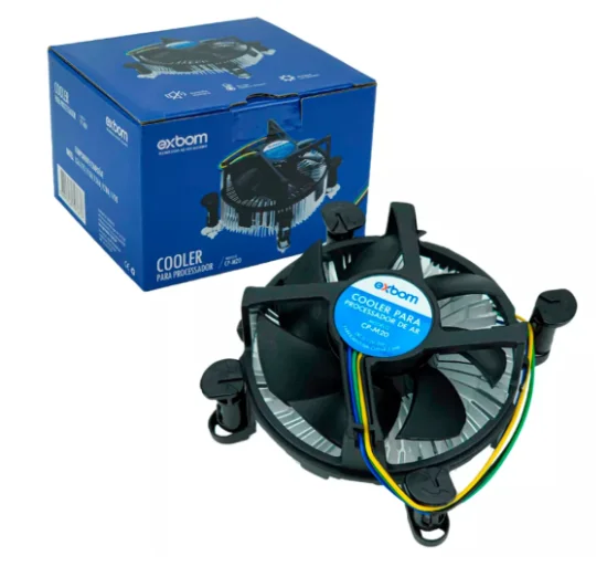 Cooler Para Processador Intel 1150/1151/1155/1156/1200/1700 Cp-m20 Exbom