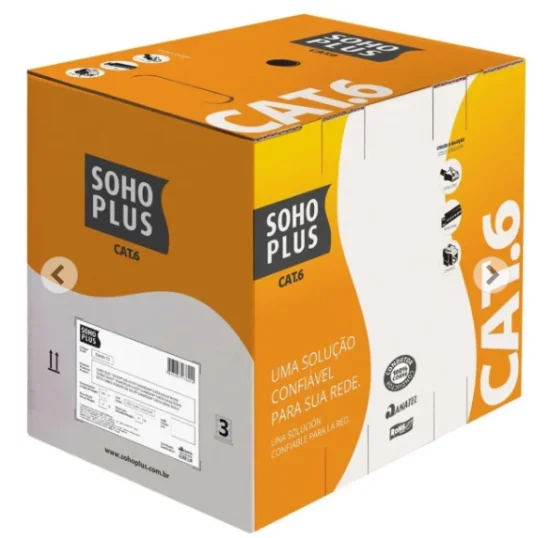 Cabo LAN Furukawa CAT 6E CMX Azul Soho Plus Por Metro