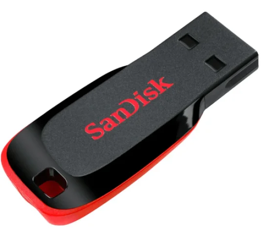 Pen Drive 64GB, Sandisk, USB 2.0, Cruzer Blade - Sdcz50-064g-B35
