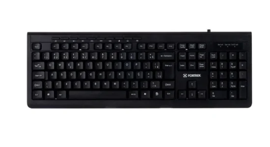 Teclado Fortrek Multim�dia MLK-101, � Prova D'�gua, ABNT2, Preto - 75859