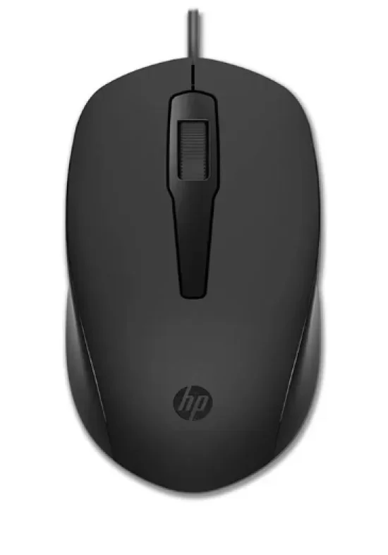 Mouse com fio HP 150 , USB-A, 1600 DPI, compat�vel com Windows. Preto
