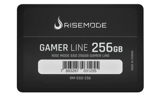 SSD Rise Mode Gamer Line, 256GB, SATA III, Leitura: 530MB/s, Grava��o: 520MB/s, Preto - RM-SSD-256