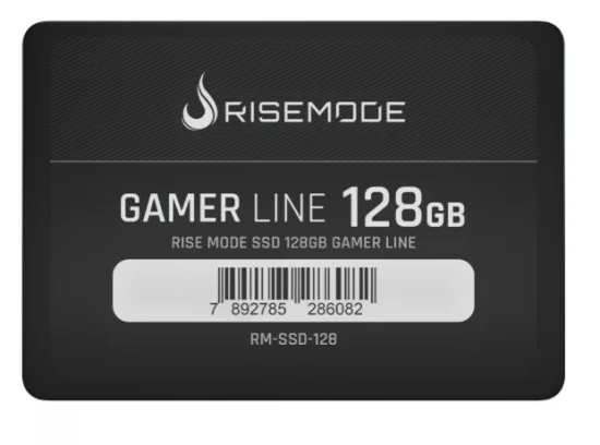 SSD Rise Mode Gamer Line, 128GB, Sata III, Leitura 535MBs e Grava��o 435MBs, RM-SSD-128