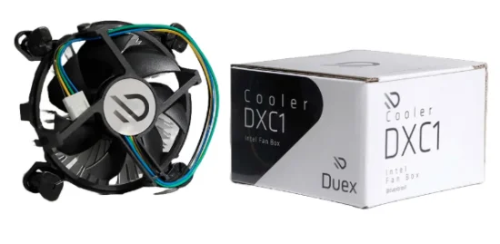 Cooler Para Processador Duex, Intel, 115X DX C1, 100mm, Preto
