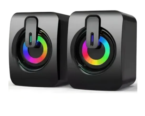 Caixa De Som Usb Lehmox Rgb Hyper GT Bivolt LEY-1917