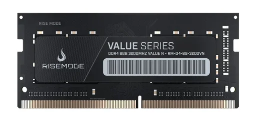 Mem�ria para Notebook Rise Mode Value, 8GB, 3200MHz, DDR4, CL22, Preto - RM-D4-8G-3200VN