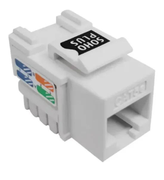 Conector Keystone Femea Furukawa Sohoplus CAT5E T568A/B Branco