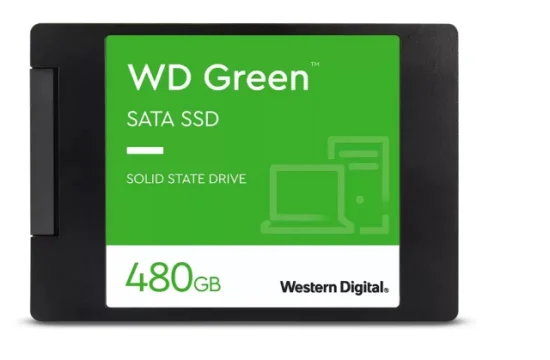 SSD 480GB WD Green, SATA 3 2.5 Pol, Leitura 545 MBps E Grava��o 430MBps - Wds480g3g0a