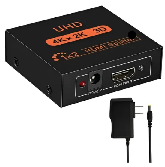 Splitter Divisor HDMI 1 Entrada 2 Sa�das Full HD 3D 3D SPLITTER