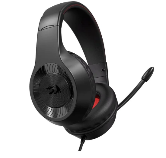 Headset Gamer Redragon Pelias P3, Leve e Confort�vel, PC e Consoles, Preto - H130