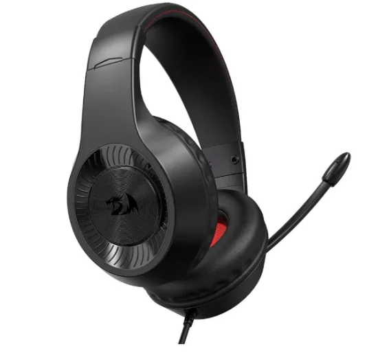 Headset Gamer Redragon Pelias P3, Leve e Confort�vel, PC e Consoles, Preto - H130