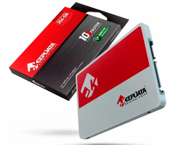 SSD 256gb Keepdata, Sata Iii 6gb/s, Leitura 550mb/s, Grava��o 500mb/s - Kds256g-l21