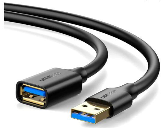 Cabo Extens�o Ugreen Usb 3.0 para Usb A F�mea 5Gbps 1 Metro