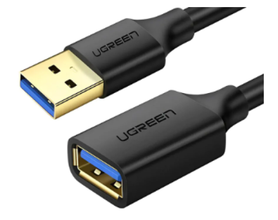 Cabo Usb Ugreen Extensor Usb 3.0 Macho/F�mea 5 M Preto 90722