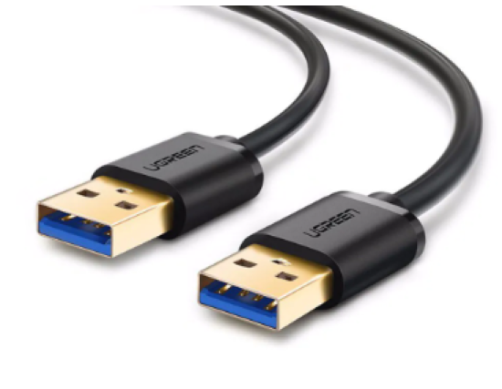Cabo Usb A Ugreen Macho/Macho 5Gbps 1Metro Preto