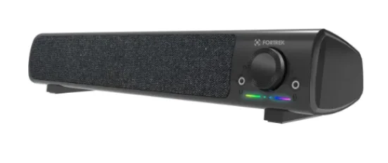 Soundbar Gamer Fortrek Sonar Com Fio Preta