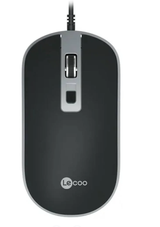 Mouse Com Fio Usb Lenovo Lecoo MS104