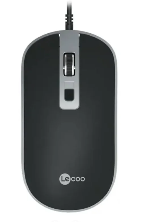 Mouse Com Fio Usb Lenovo Lecoo MS104