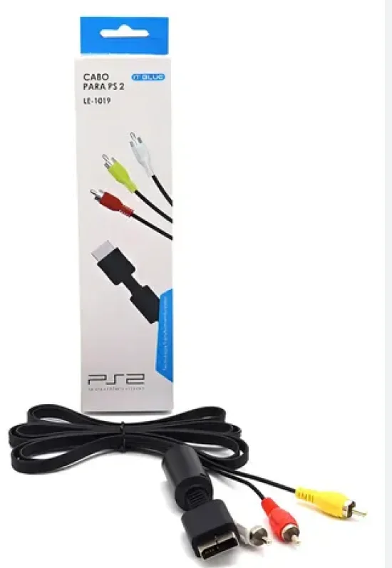 Cabo Av. �udio/ V�deo 1m Rca P/ Ps1, Ps2 E Ps3 Le-1019