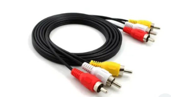 Cabo P/ �udio e V�deo Stereo 3 RCA + 3 RCA Macho 1,5 mts