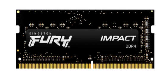 Mem�ria Ram Para Notebook Kingston Fury Impact, 16GB, 3200Mhz, DDR4, CL20, Sodimm, Preto - Kf432s20ib/16