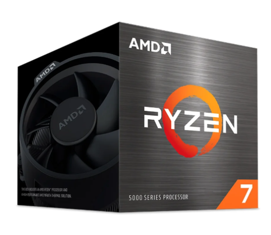Processador AMD Ryzen 7 5700, 3.7 GHz (4.6GHz Max Turbo), Cache 20MB, 8 N�cleos, 16 Threads, AM4 - 100-100000743SBX