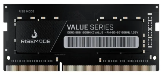 Mem�ria RAM para Notebook Rise Mode Value Series, 8GB, 1600MHz, DDR3, CL11 - RM-D3-8G1600NL