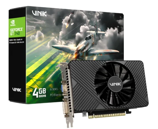 Placa De Video Nvidia Geforce Gt740 4Gb Gddr5 128 Bit Single Fan - GPUK7404GBFSF1