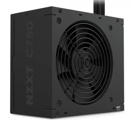 Fonte Nzxt C750 Bronze, 750w, 80 Plus Bronze, Pfc Ativo, Atx 3.1, Preto, Pa-7b3bb-us