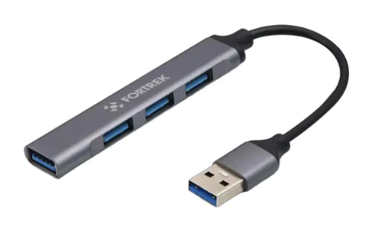Hub USB-A 4 Portas Fortrek DA41