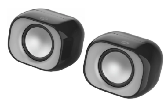 Caixa De Som 2x3w Speaker 2.0 Dhs-2111 Preta
