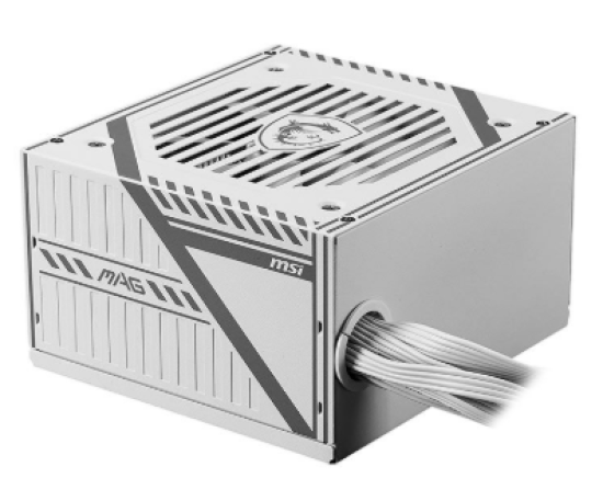 Fonte De Alimenta��o Msi Mag A650bnl White 650w 80 Plus Bronze Pfc Ativo Branco