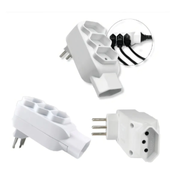 Plug Adaptador De Tomada 10a Knup SL6011