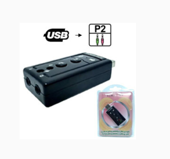 ADAPTADOR USB PLACA DE SOM EXTERNO ISK-02 UB-30