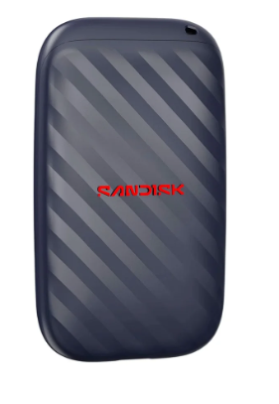 Drive Port�til Sandisk Slim 1TB, USB 3.2, Gen 2, Leitura at� 600MBs, Compacto, Preto - SDSSDE10-1T00-G25