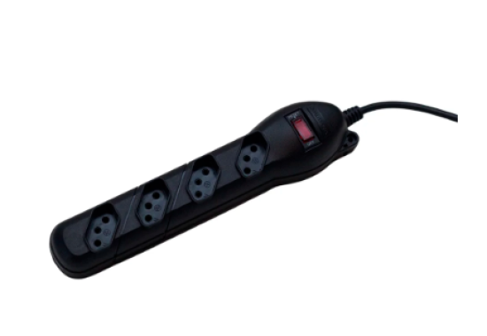 Filtro De Linha Qualitronix QFL4, 4 Tomadas, Filtro De Linha Pc, Bivolt