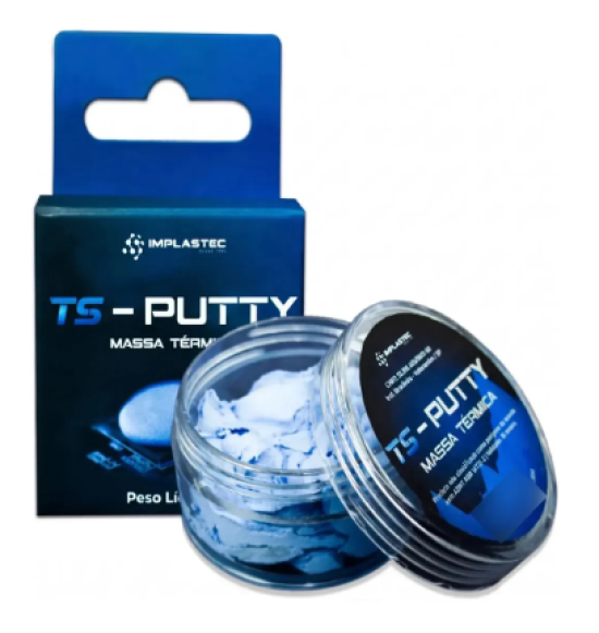 Massa Termica Implastec Ts-putty 20g 12,8 Wmk Azul