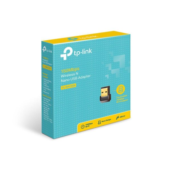 Nano Adaptador TP-Link USB Wireless N150Mbps - TL-WN725N