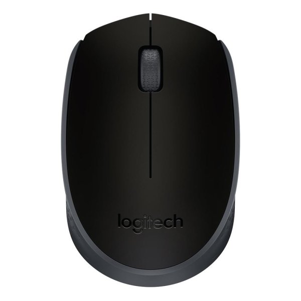 Mouse Logitech M170 Sem Fio Preto e Cinza - 910-004940