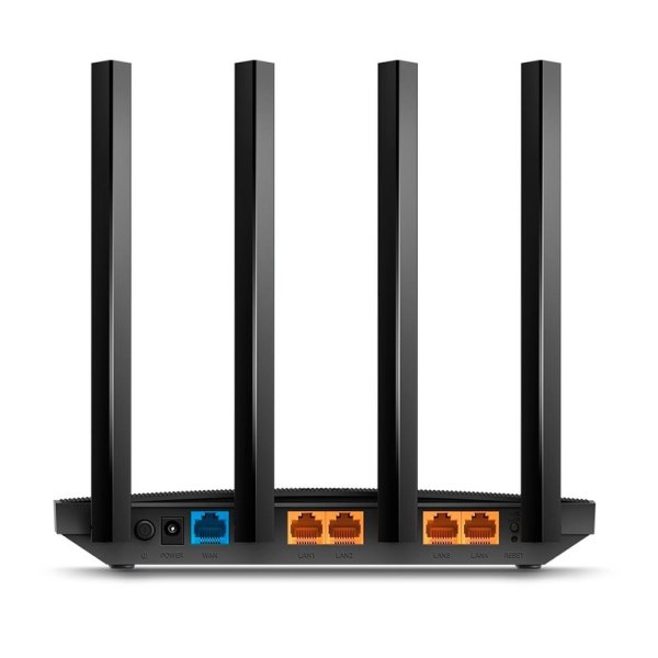 Roteador TP-Link Archer C6 V4, AC1300, MU-MIMO, Wireless Dual Band, 4x Antenas, Portas 4x Gigabit (1x WAN, 4x LAN)
