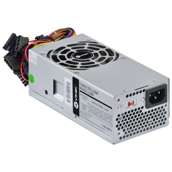 Fonte Para Gabinete Slim TFX 230W REAL Bivolt Corp - VFT230