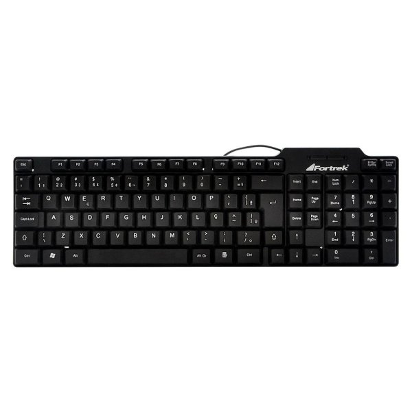 Teclado Standard USB SKL-106 Preto FORTREK (FK 325K)